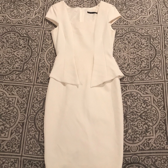 zara basic peplum dress NWOT Zara Basic Peplum dress